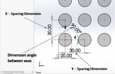 SOLIDWORKS Sketch Pattern Fully Defined